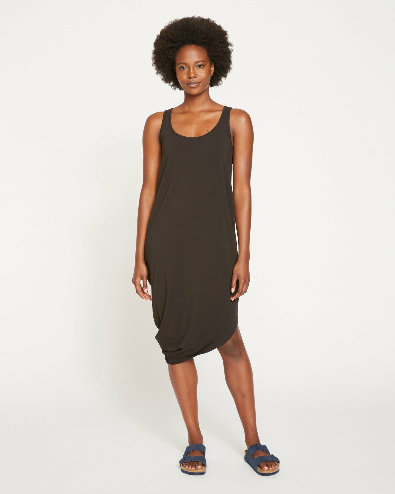 Universal Standard Iconic Geneva Tank Dress - Black