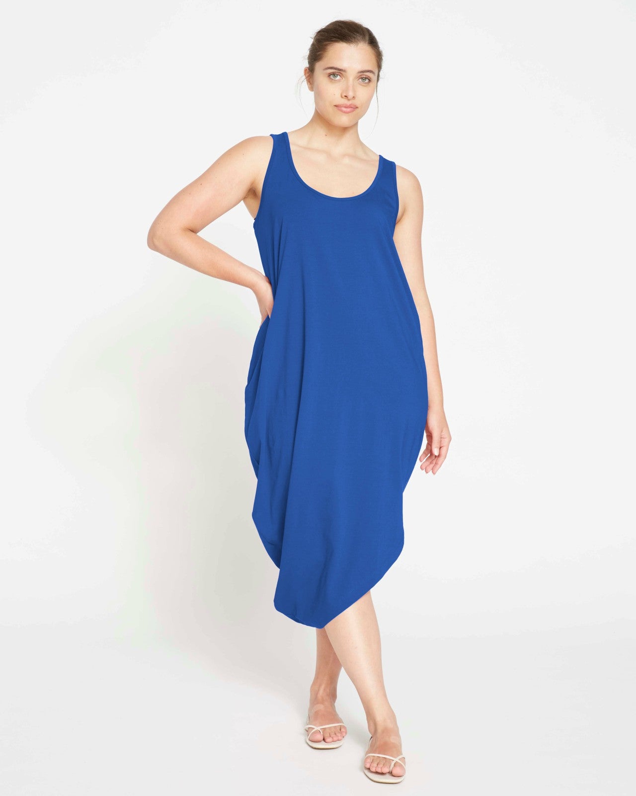 Universal Standard Iconic Geneva Tank Dress - Lapis