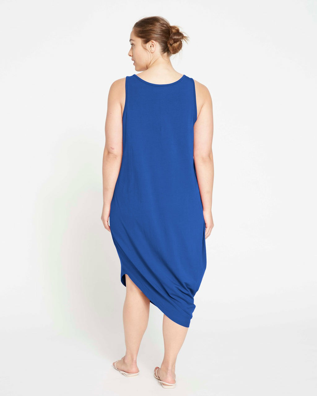 Universal Standard Iconic Geneva Tank Dress - Lapis