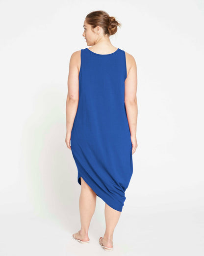 Universal Standard Iconic Geneva Tank Dress - Lapis