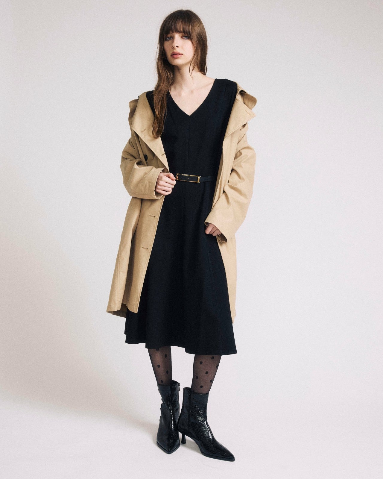 Universal Standard Lucinda Ponte Midi Dress - Black