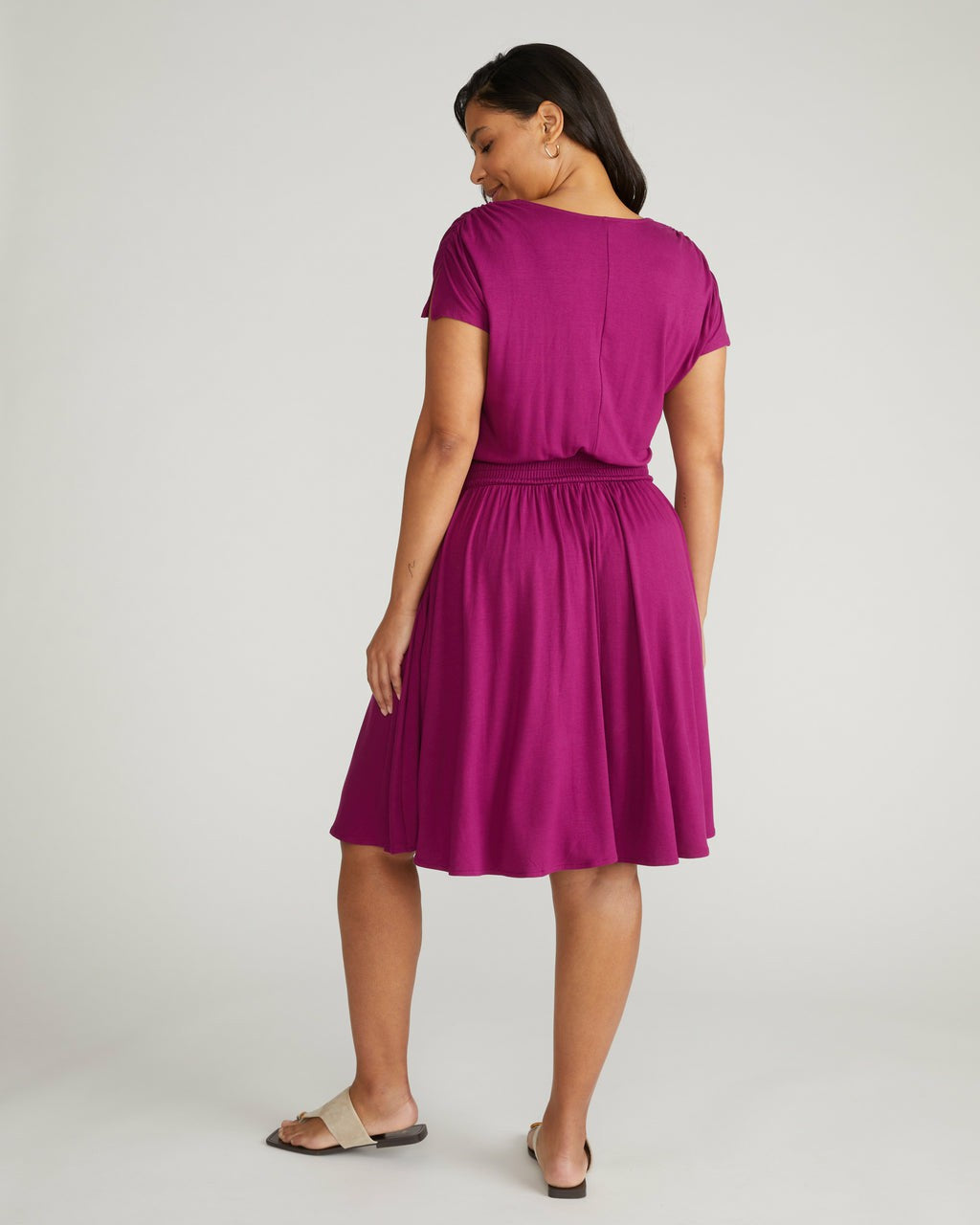 Universal Standard Minetta Liquid Jersey Dress - Rothko Purple