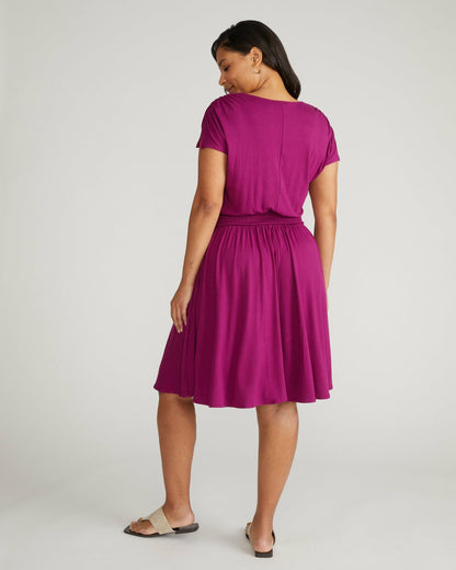 Universal Standard Minetta Liquid Jersey Dress - Rothko Purple