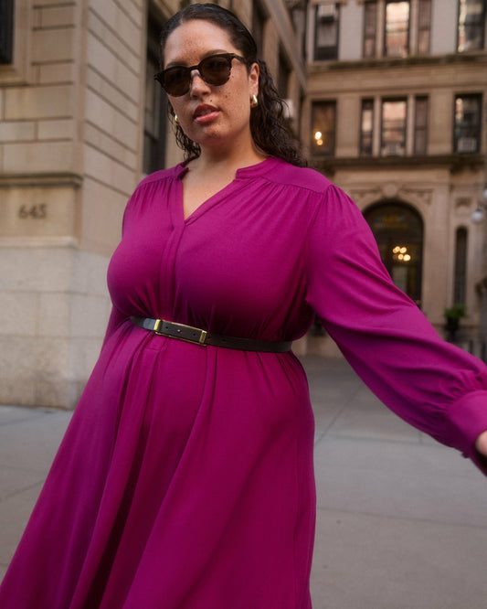 Universal Standard Gramercy Liquid Jersey Dress - Rothko Purple