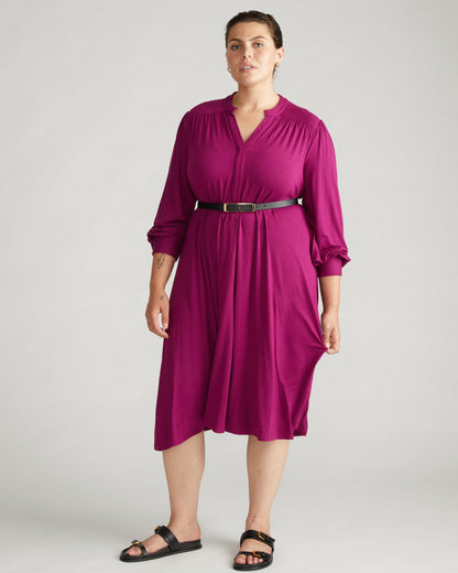 Universal Standard Gramercy Liquid Jersey Dress - Rothko Purple