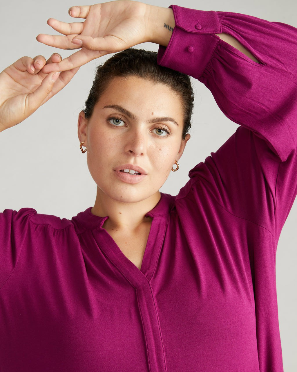 Universal Standard Gramercy Liquid Jersey Dress - Rothko Purple