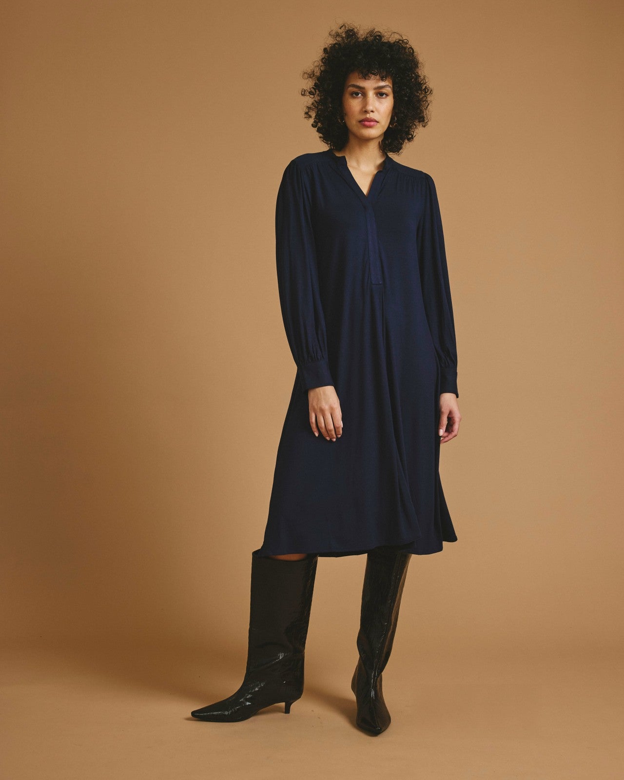 Universal Standard Gramercy Liquid Jersey Dress - Midnight