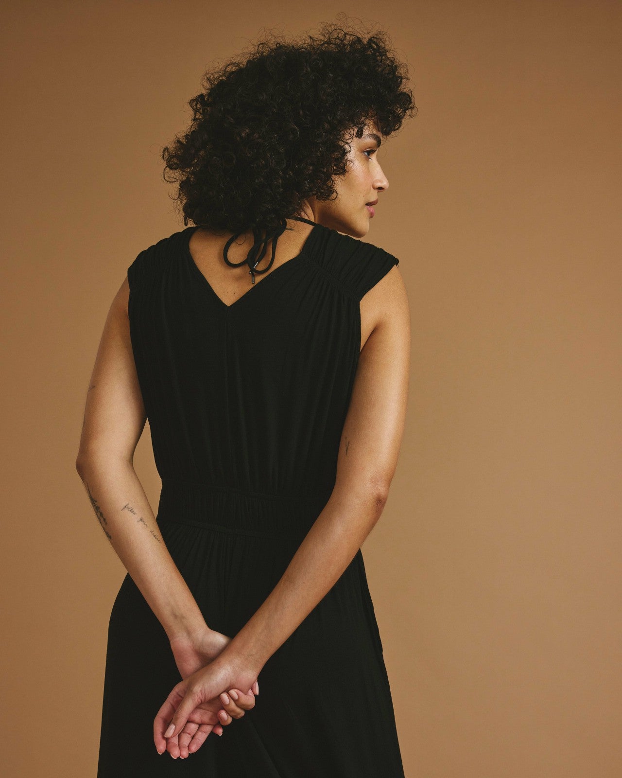 Universal Standard Zoey Liquid Jersey Jumpsuit - Black