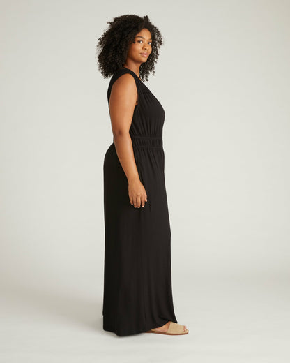 Universal Standard Zoey Liquid Jersey Jumpsuit - Black