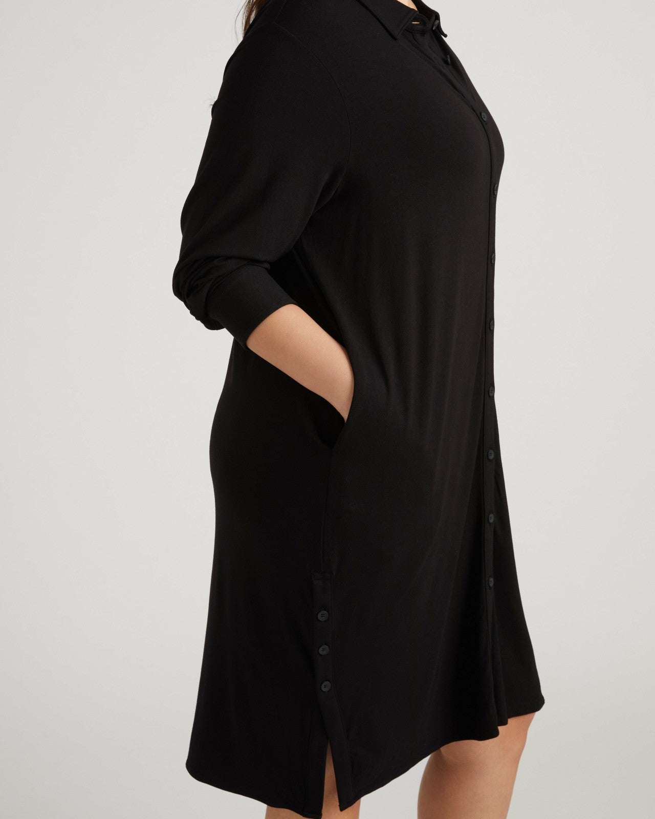 Universal Standard Marcie Liquid Jersey Dress - Black