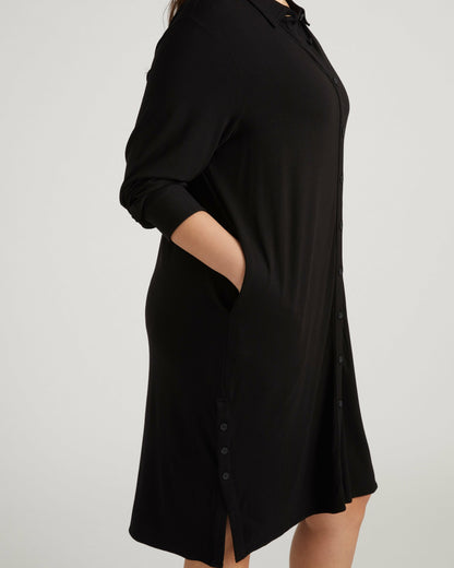 Universal Standard Marcie Liquid Jersey Dress - Black