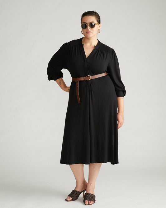 Universal Standard Gramercy Liquid Jersey Dress - Black