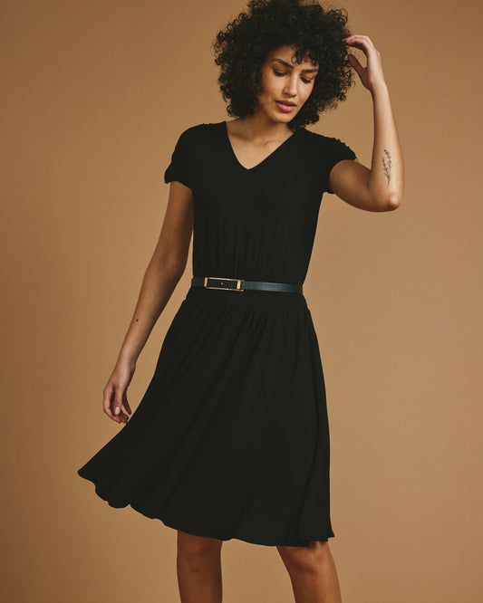 Universal Standard Minetta Liquid Jersey Dress - Black