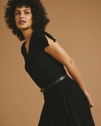 Universal Standard Minetta Liquid Jersey Dress - Black