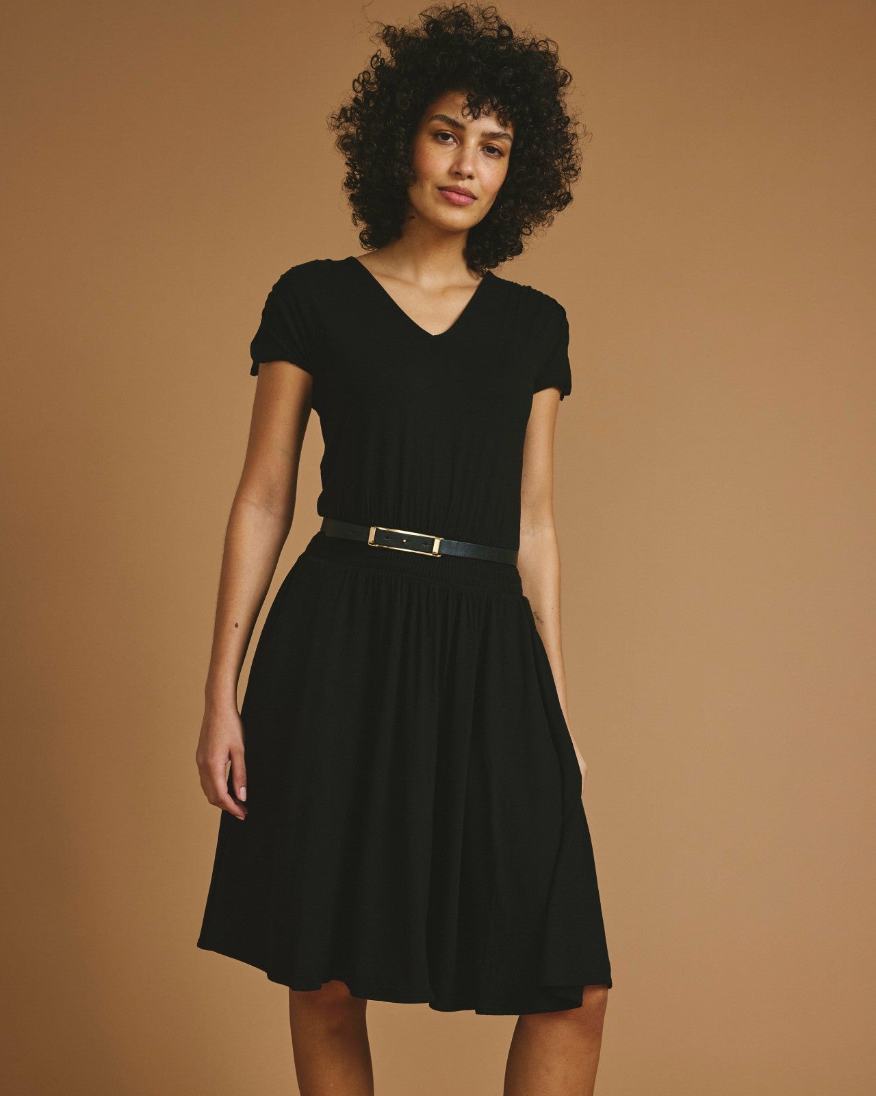 Universal Standard Minetta Liquid Jersey Dress - Black