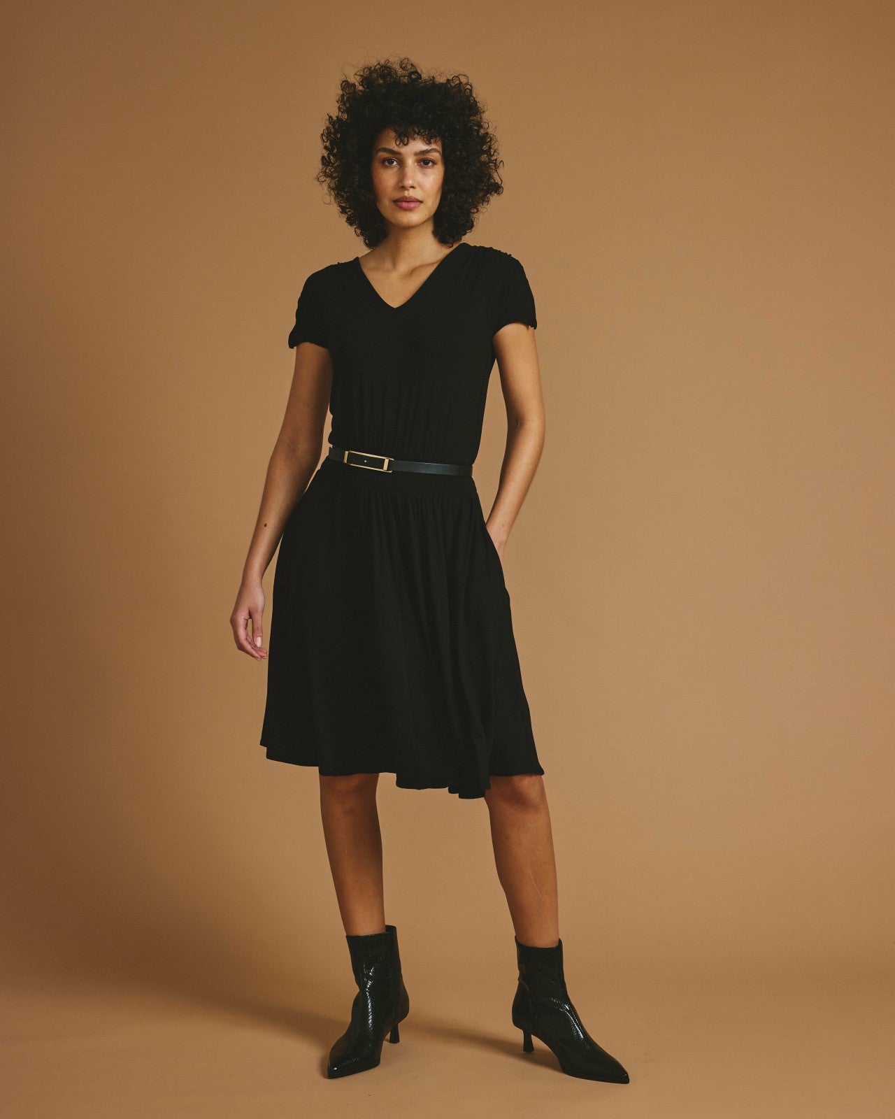 Universal Standard Minetta Liquid Jersey Dress - Black