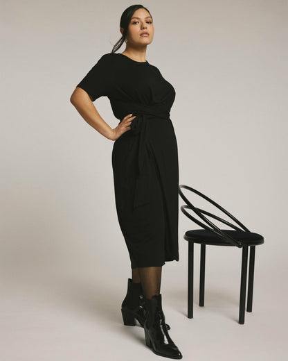 Universal Standard Delilah Liquid Jersey Dress - Black