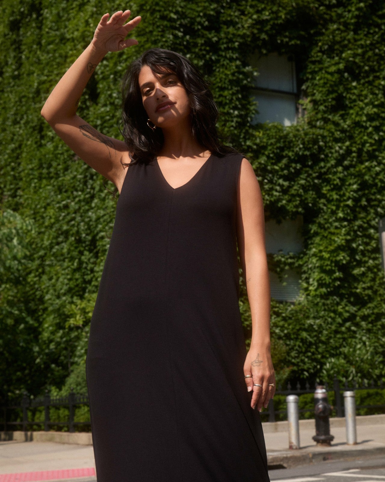 Universal Standard Claremont Liquid Jersey Sheath Dress - Black