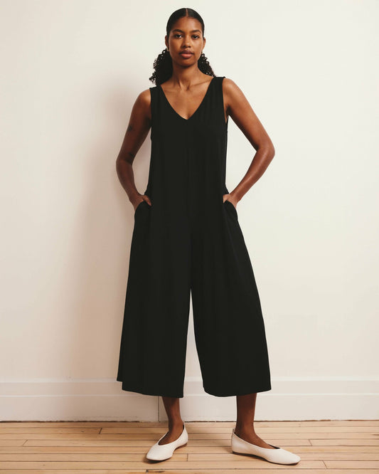 Universal Standard Sunny Divine Jersey Jumpsuit - Black