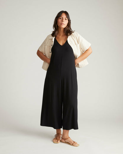 Universal Standard Sunny Divine Jersey Jumpsuit - Black