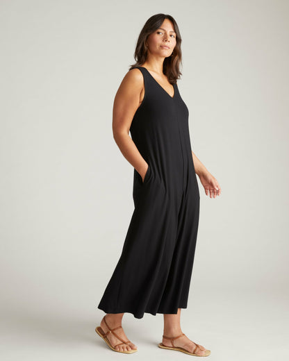 Universal Standard Sunny Divine Jersey Jumpsuit - Black