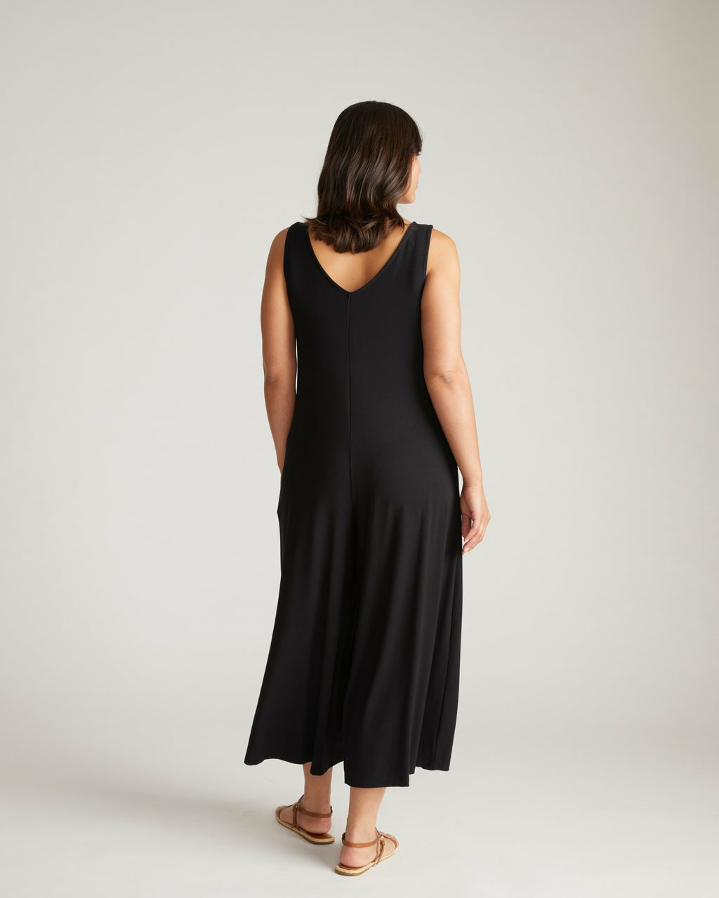 Universal Standard Sunny Divine Jersey Jumpsuit - Black