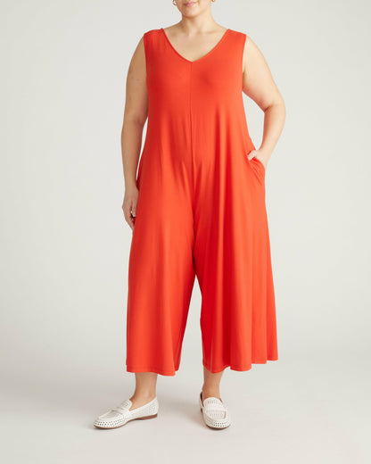Universal Standard Sunny Divine Jersey Jumpsuit - Shoreline Sunset