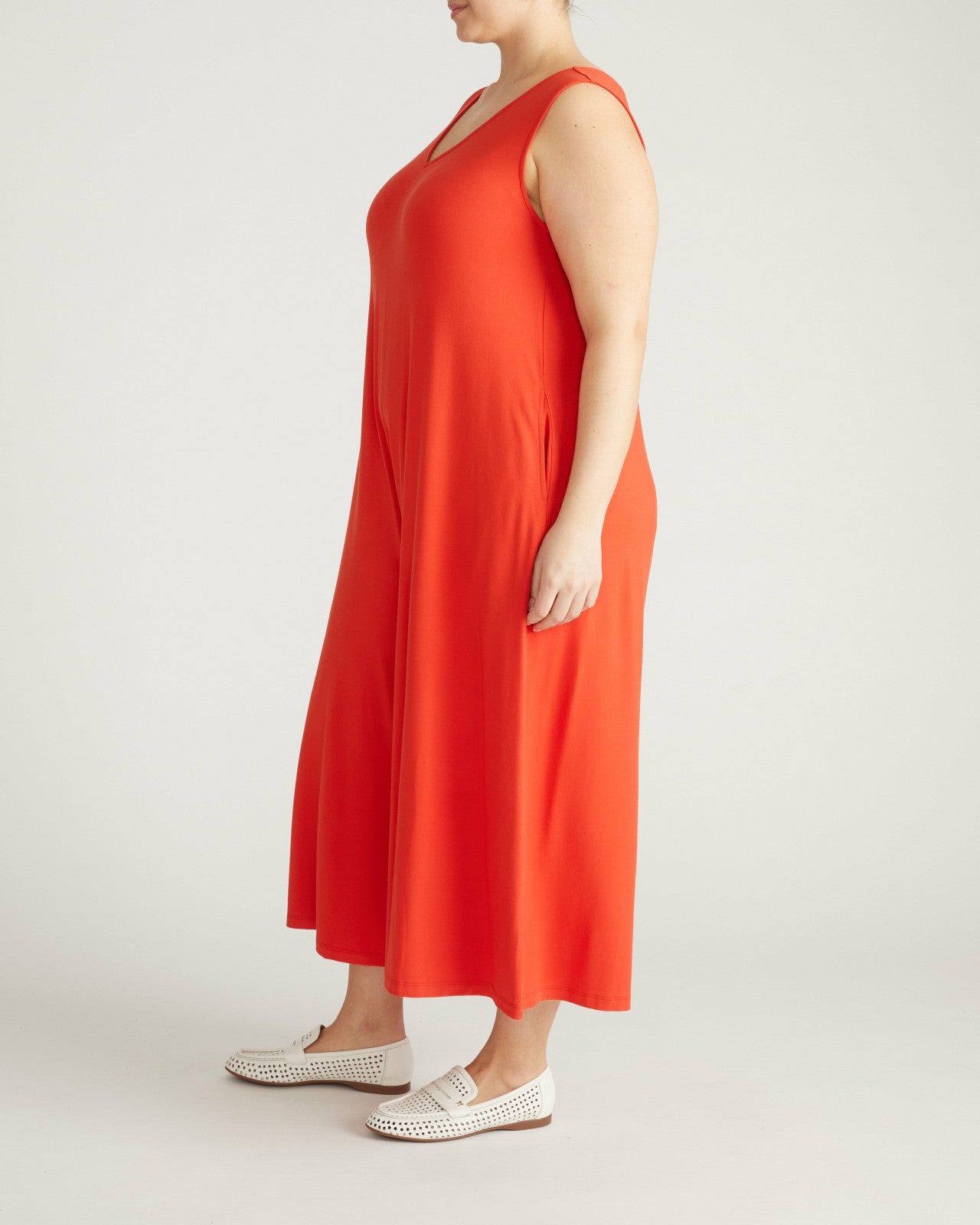 Universal Standard Sunny Divine Jersey Jumpsuit - Shoreline Sunset