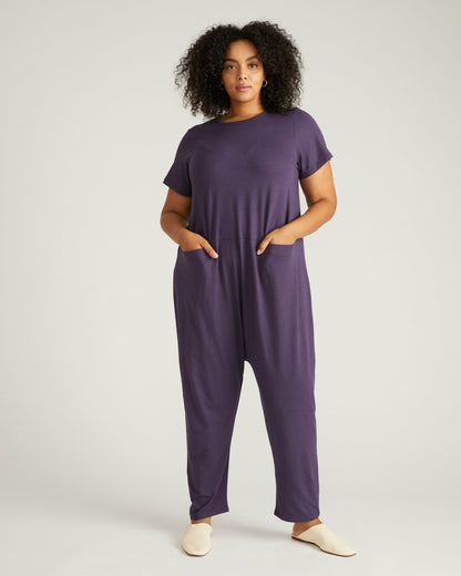 Universal Standard Ilona Lounge Jumpsuit - Anthracite