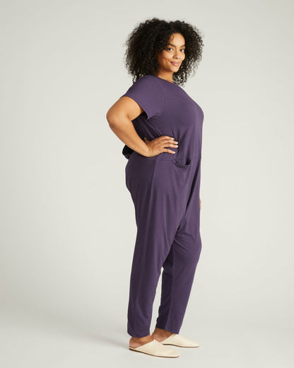 Universal Standard Ilona Lounge Jumpsuit - Anthracite