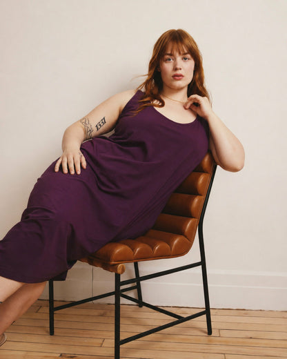 Universal Standard Iconic Geneva Tank Dress - Gamay