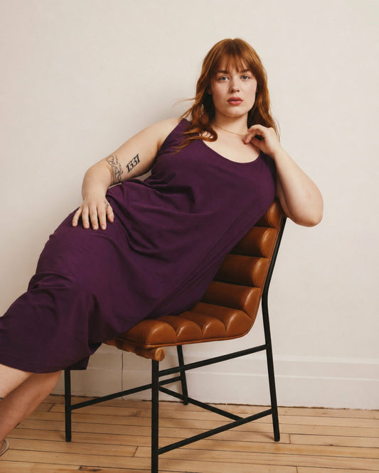 Universal Standard Iconic Geneva Tank Dress - Gamay