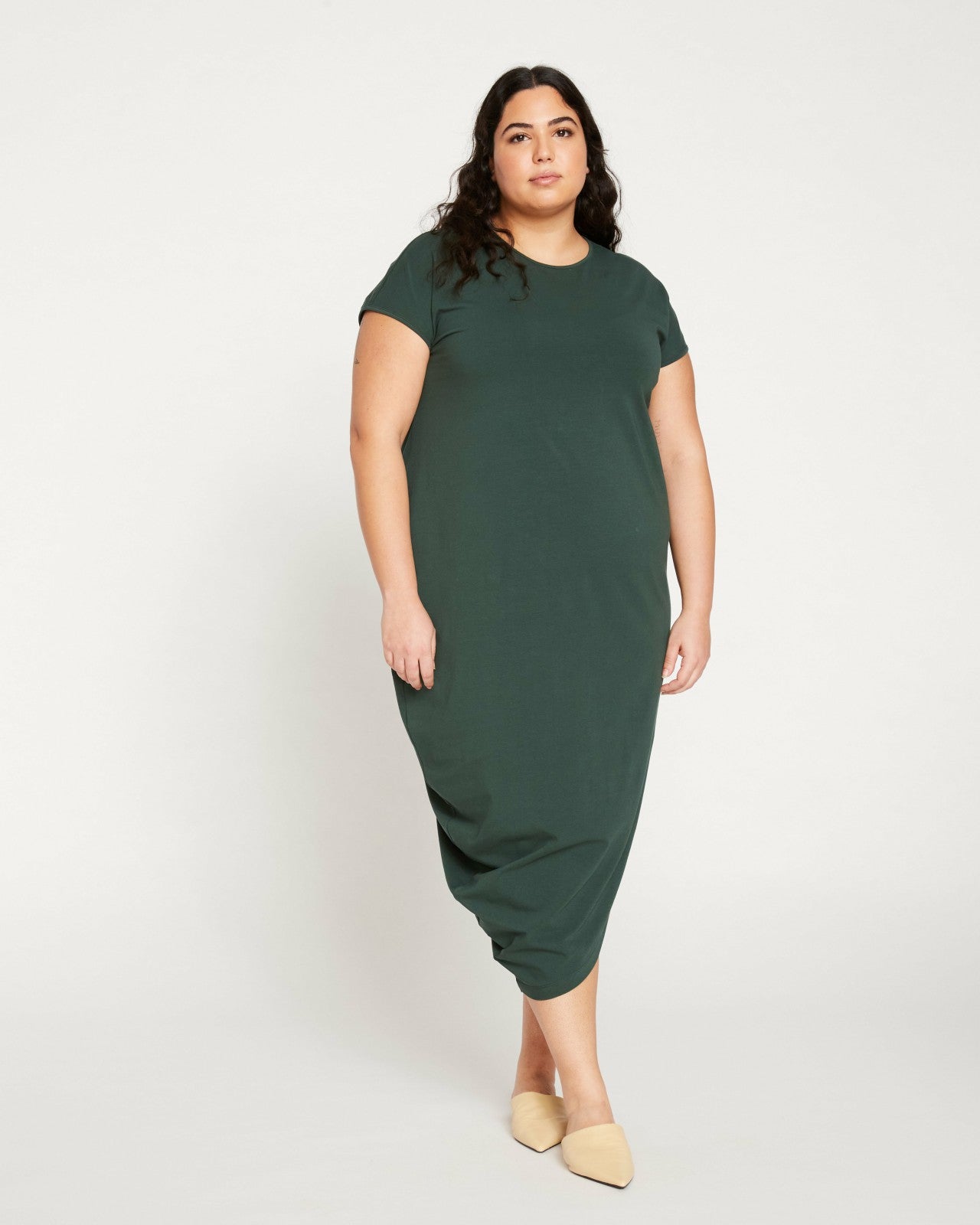 Universal Standard Iconic Geneva Dress - Forest Green