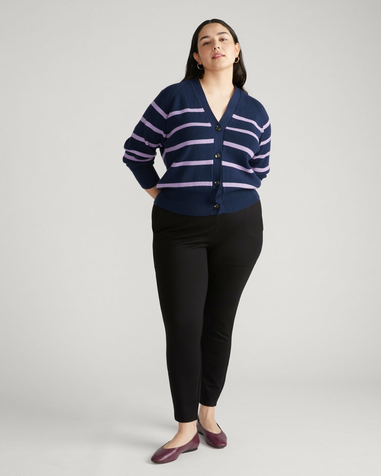Universal Standard Minimalist Moro Pocket Signature Ponte Pants - Black
