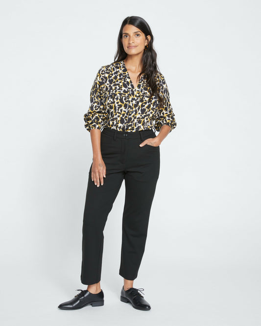 Universal Standard Cigarette Ponte Pants - Black
