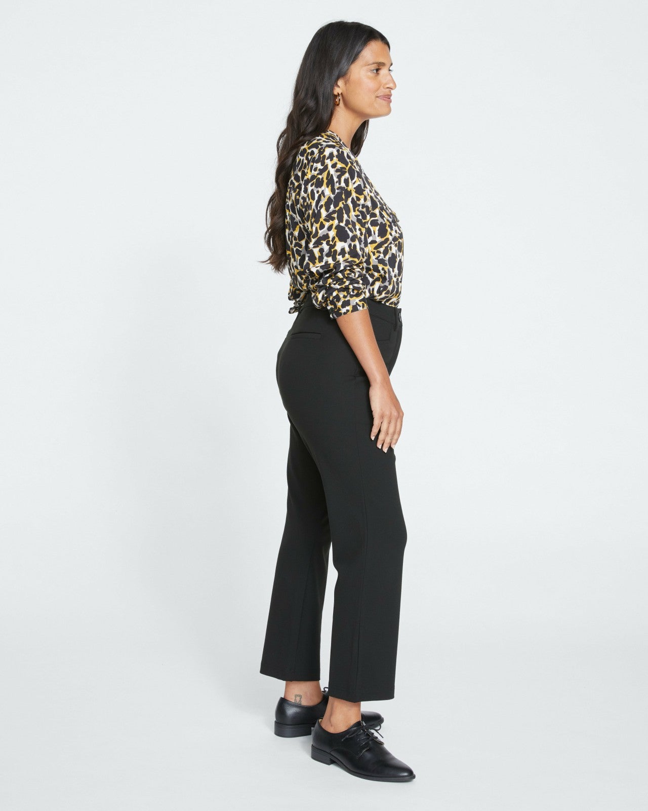 Universal Standard Cigarette Ponte Pants - Black