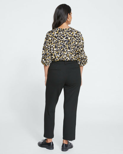 Universal Standard Cigarette Ponte Pants - Black