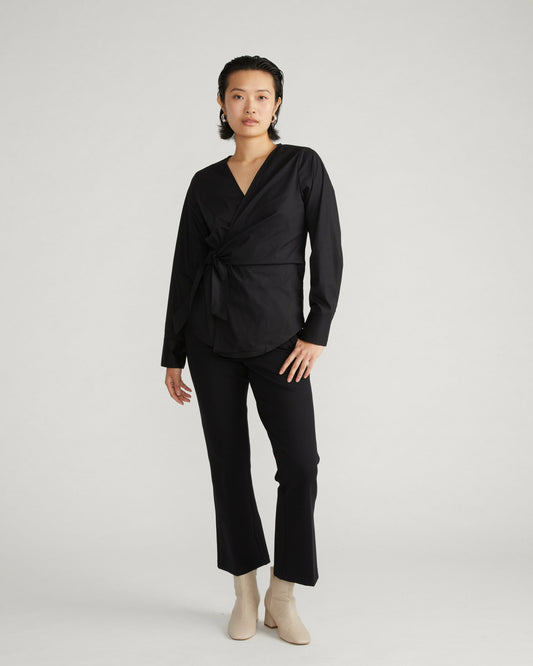 Universal Standard Pull On Bootcut Ponte Pants - Black
