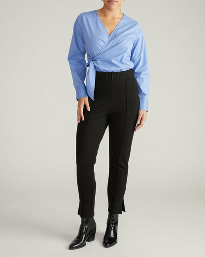 Universal Standard Skinny Pintuck Ponte Pants 28 Inch - Black