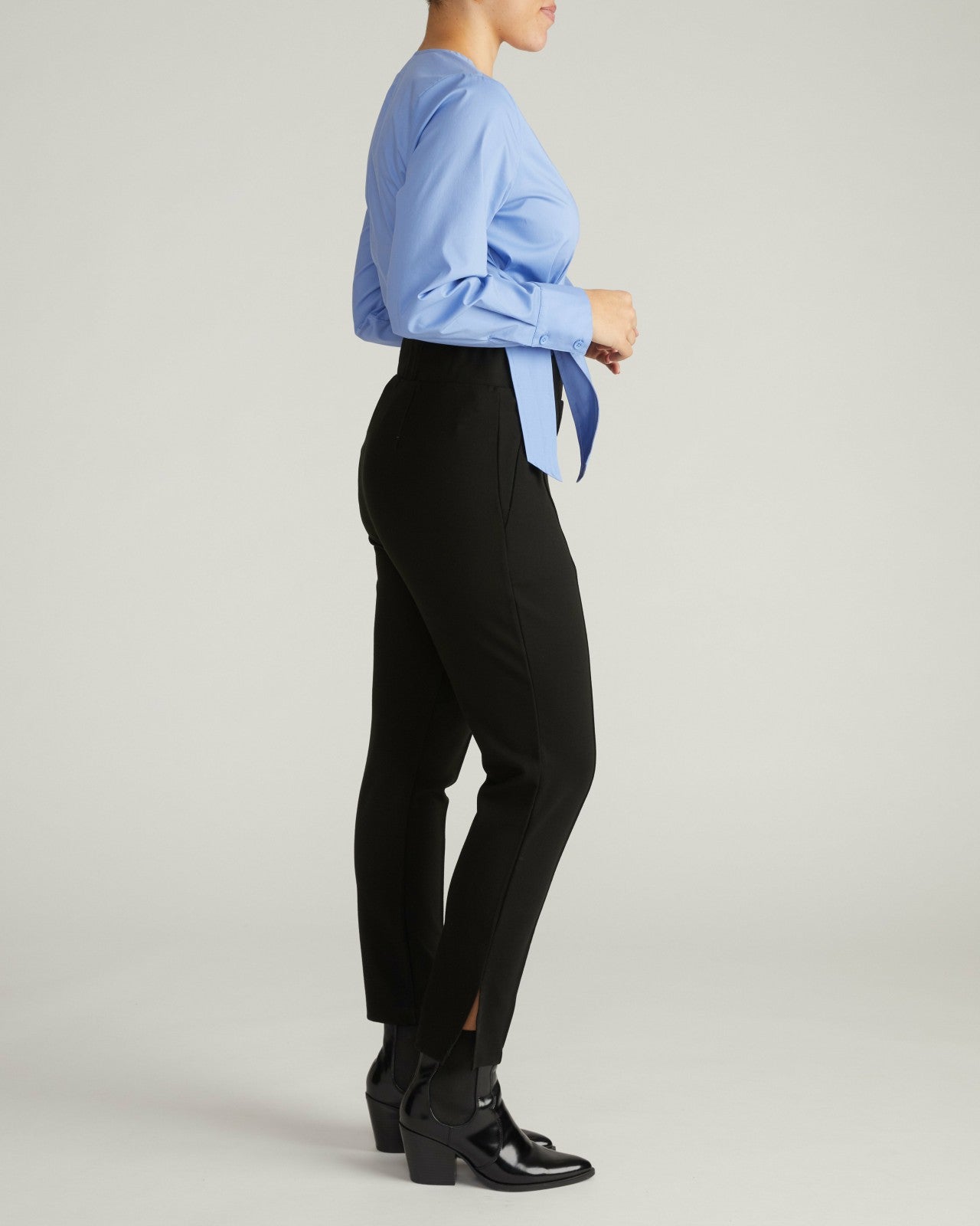 Universal Standard Skinny Pintuck Ponte Pants 28 Inch - Black