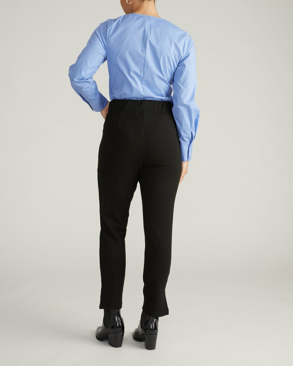 Universal Standard Skinny Pintuck Ponte Pants 28 Inch - Black