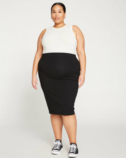 Universal Standard Danube Jersey Skirt - Black
