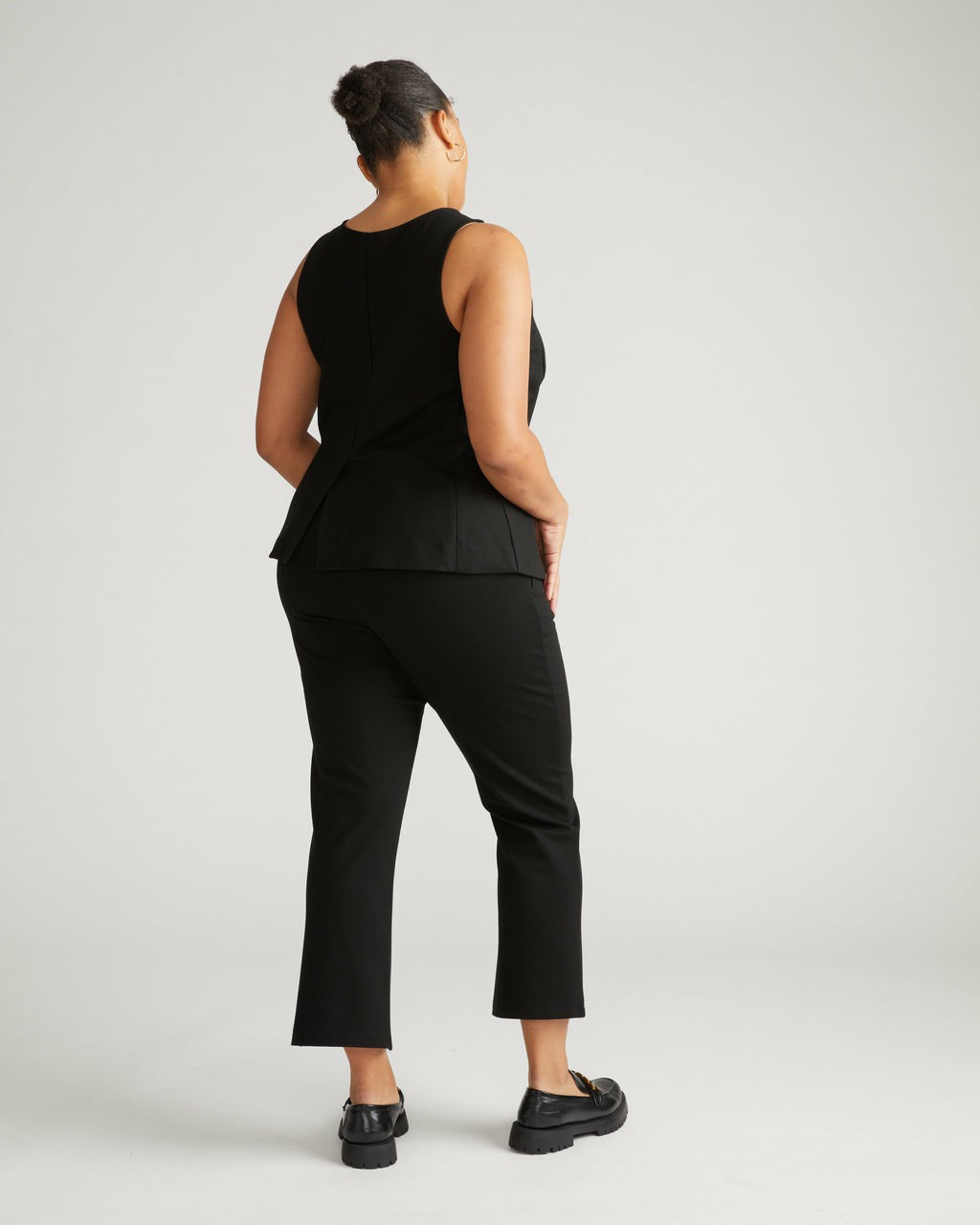 Universal Standard Amaya Ponte Kick Flare Pants - Black