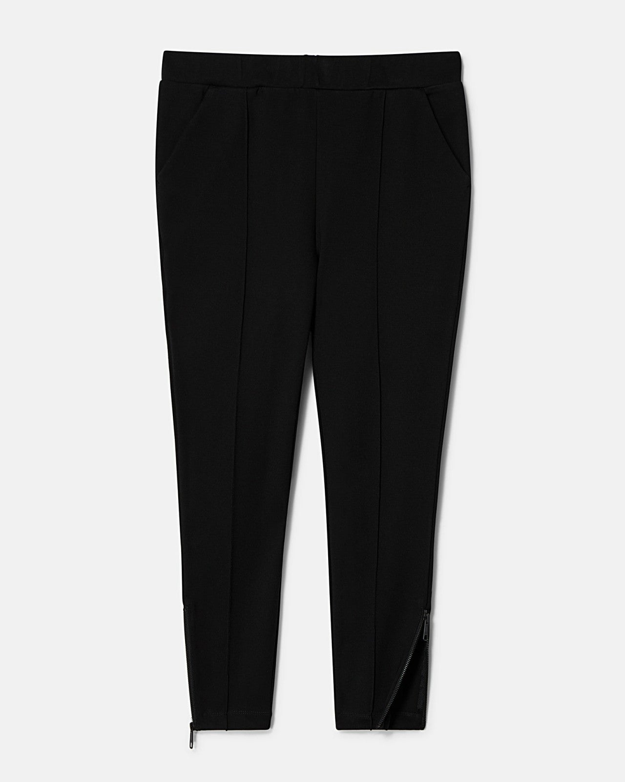 Universal Standard Moro Pintuck Pocket Ponte Pants - Black