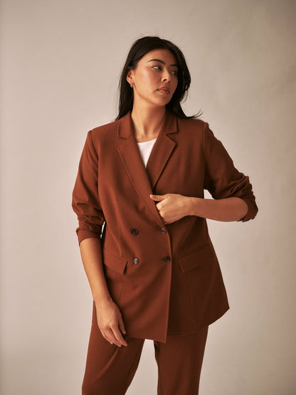 Universal Standard All Day Warren Double Breasted Blazer - Pony