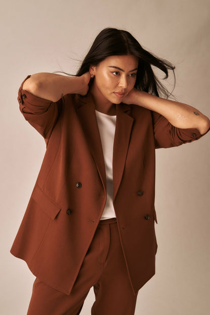 Universal Standard All Day Warren Double Breasted Blazer - Pony