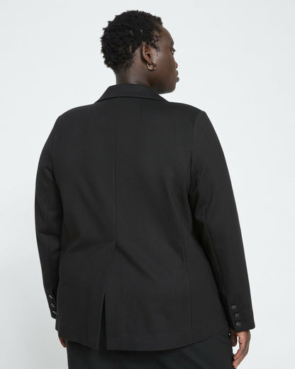 Universal Standard Beas Ponte Blazer - Black
