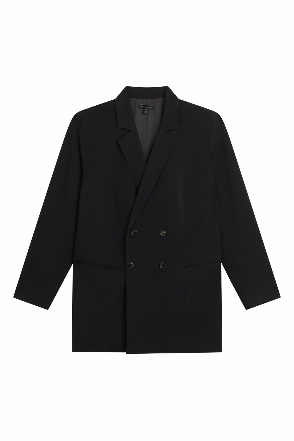 Universal Standard All Day Warren Double Breasted Blazer - Black