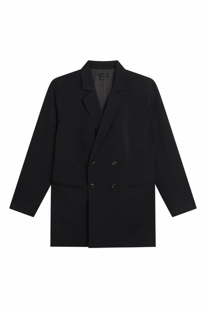Universal Standard All Day Warren Double Breasted Blazer - Black