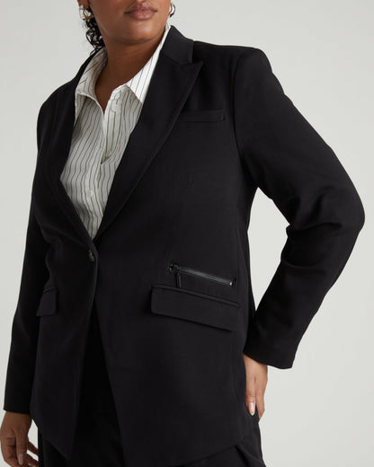 Universal Standard All Day Daria Blazer - Black